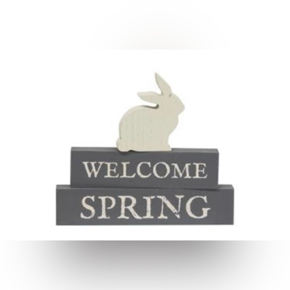 Welcome Spring Block Stackers 3/Set - Picture 12 of 13